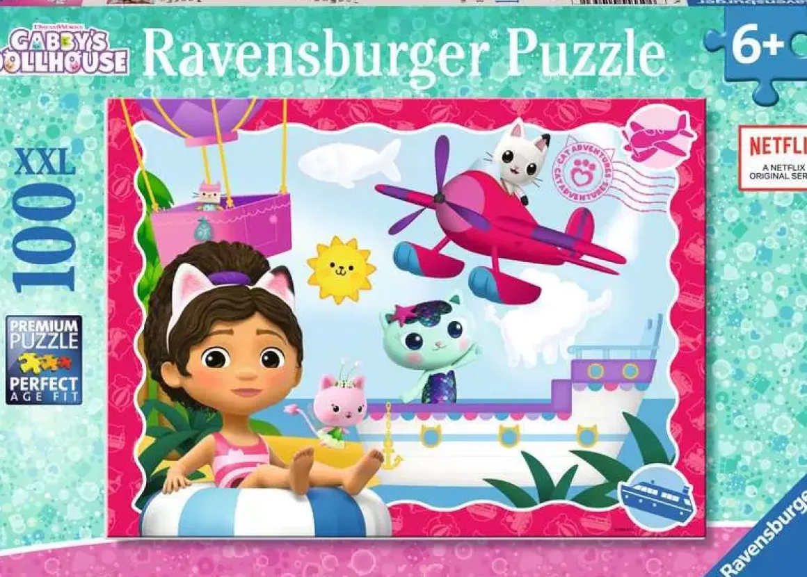 Ravensburger – Gabby’s Dollhouse – Cat Adventures 100 Piece Puzzle
