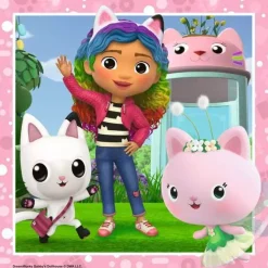 Ravensburger – Gabby’s Dollhouse – It’s a Meow Time 3 x 49 Piece Puzzle