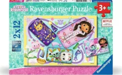 Ravensburger – Gabby’s Dollhouse, Magical Sleepover 2 X 12 Piece Puzzle