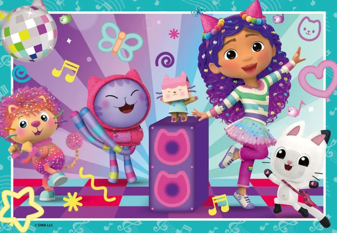 Ravensburger – Gabby’s Dollhouse, Ready to Party 2 X 24 Piece Puzzle