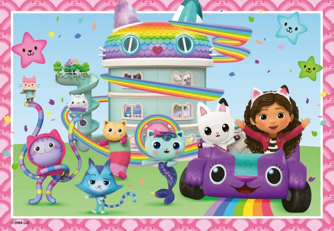 Ravensburger – Gabby’s Dollhouse, Ready to Party 2 X 24 Piece Puzzle