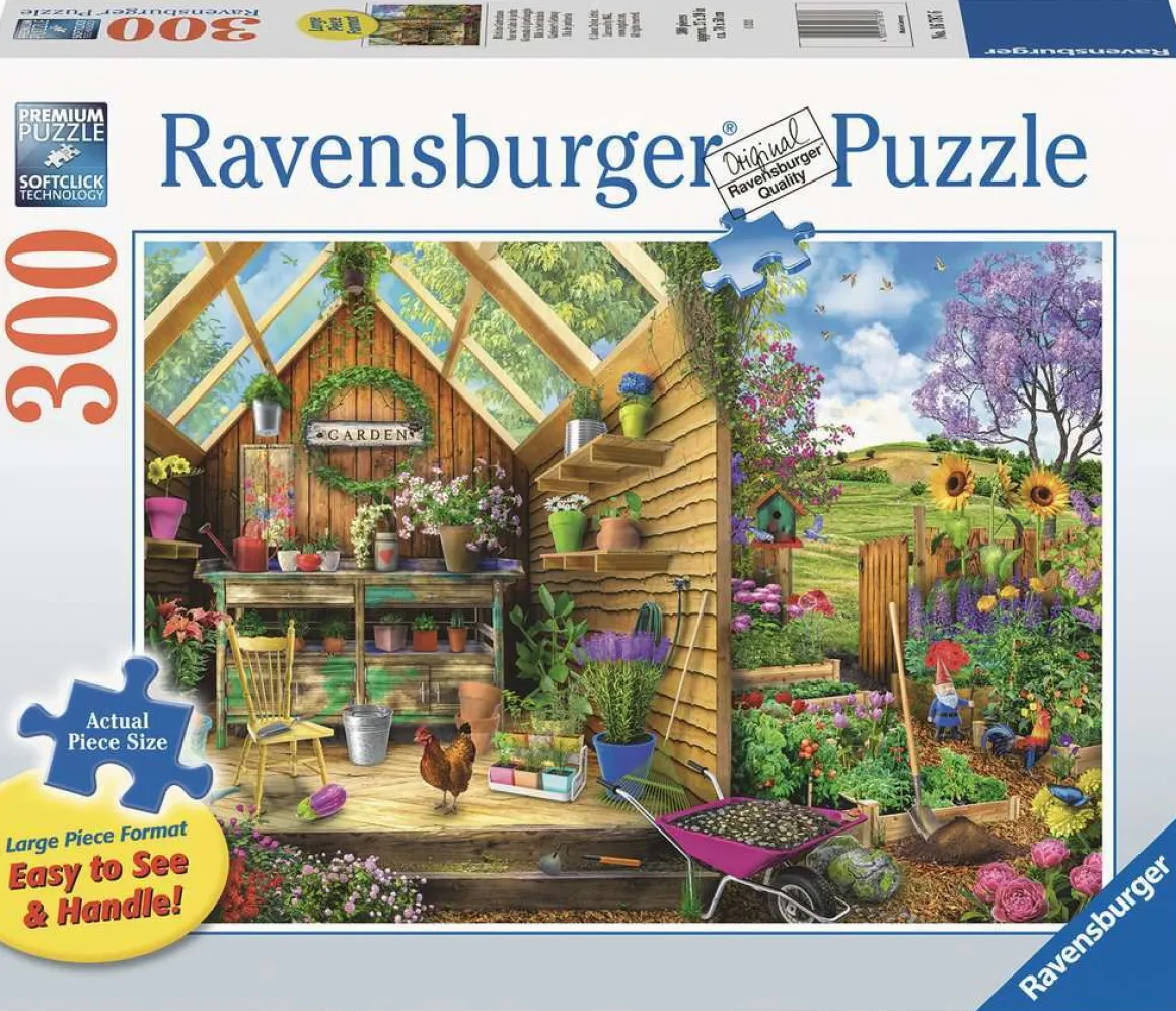 Ravensburger – Gardeners Getaway 300 Large Piece Format Puzzle
