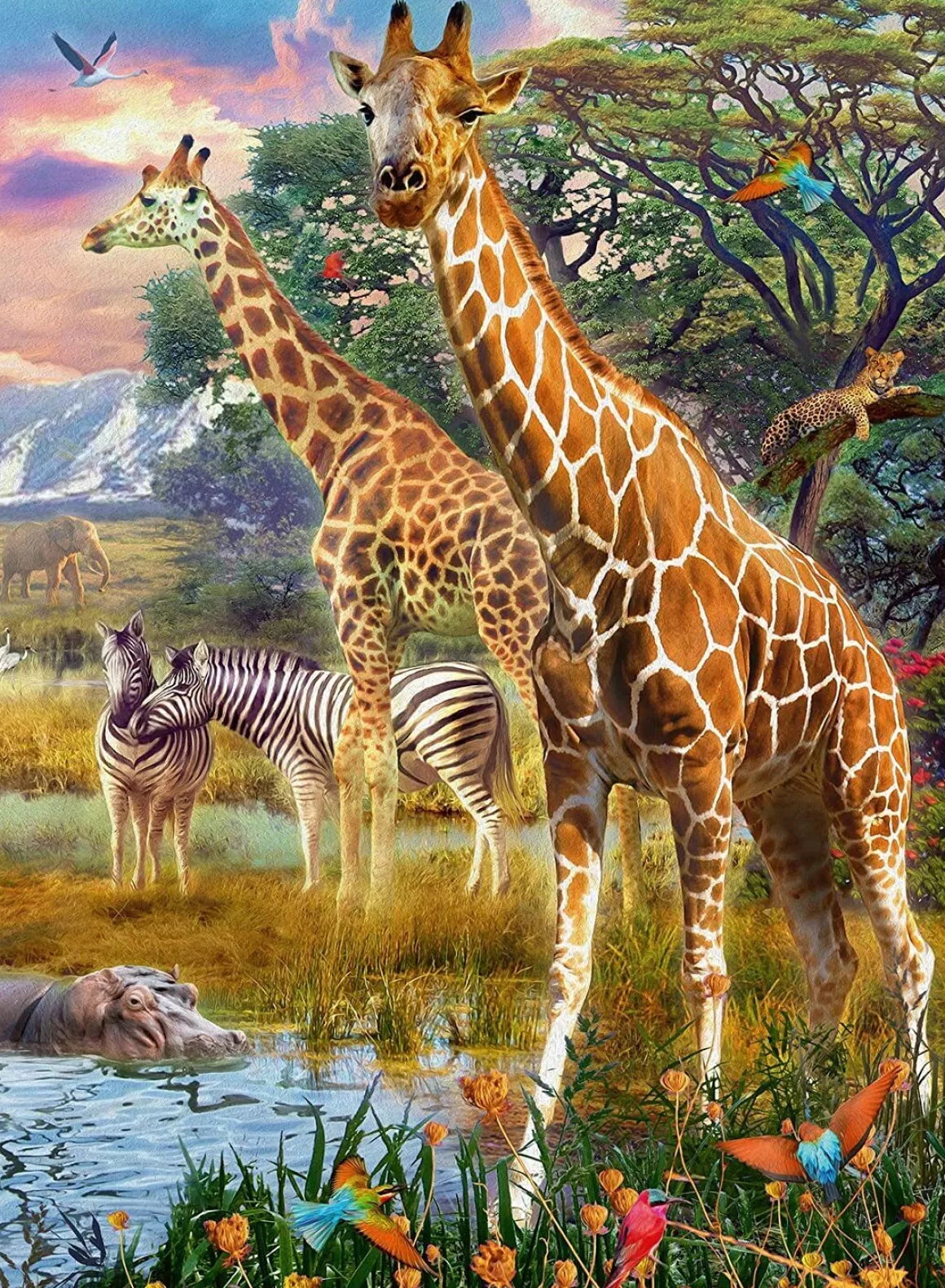 Ravensburger – Giraffes in Africa 150 Piece Puzzle