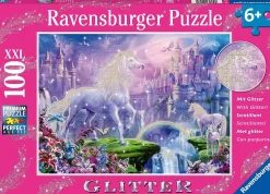 Ravensburger – Glitter Unicorn Kingdom 100 XXL Piece Jigsaw Puzzle