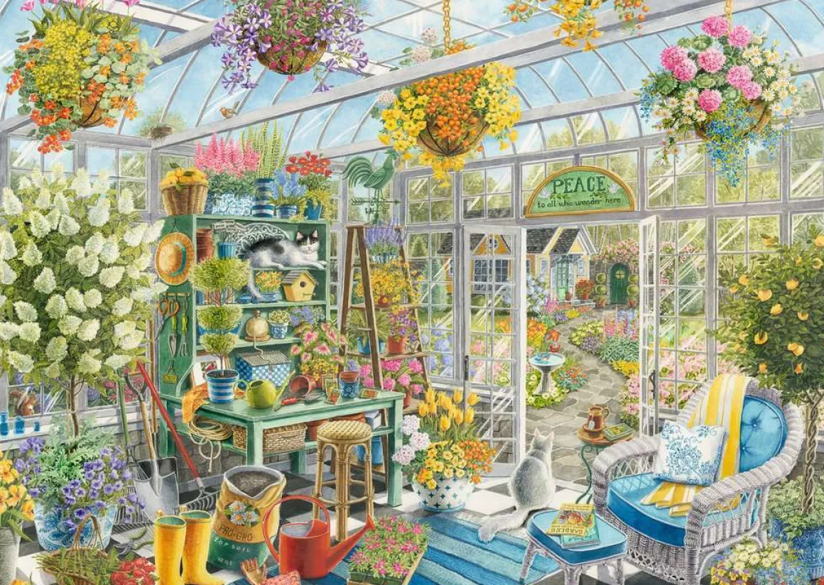 Ravensburger – Greenhouse Heaven 300 Large Piece Format Puzzle
