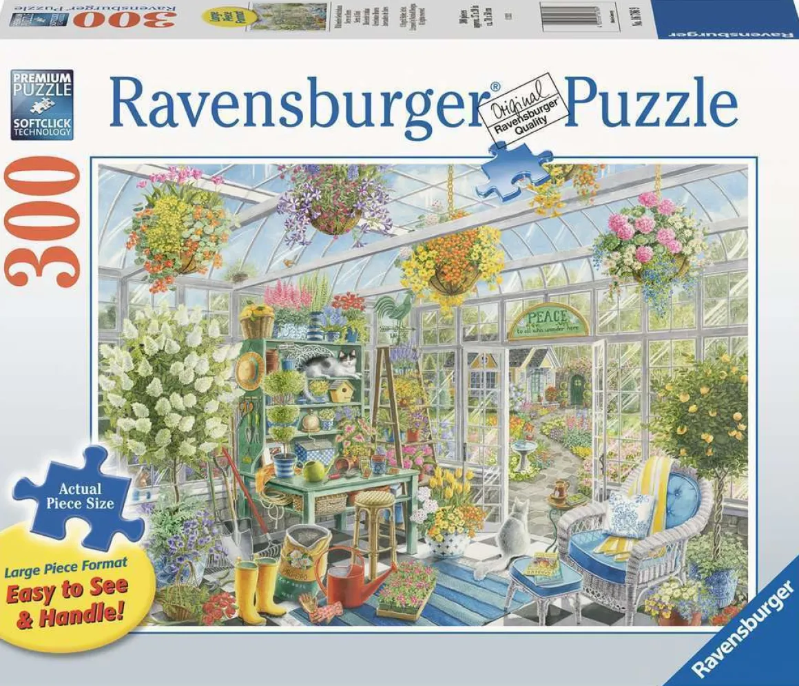 Ravensburger – Greenhouse Heaven 300 Large Piece Format Puzzle