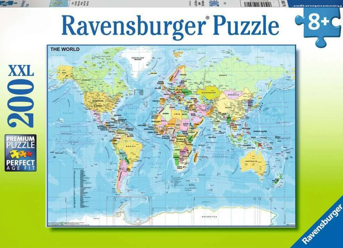 Ravensburger – Map of the World 200 Piece Puzzle