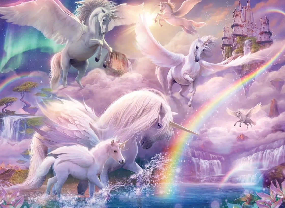 Ravensburger – Pegasus Unicorns 100 XXL Piece Puzzle