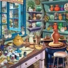 Ravensburger – Pottery Studio Sanctuary 500 Large Piece Puzzle