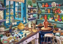 Ravensburger – Pottery Studio Sanctuary 500 Large Piece Puzzle