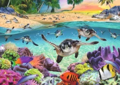 Ravensburger – Race of the Baby Sea Turtles 500 Large Piece Format Puzzle