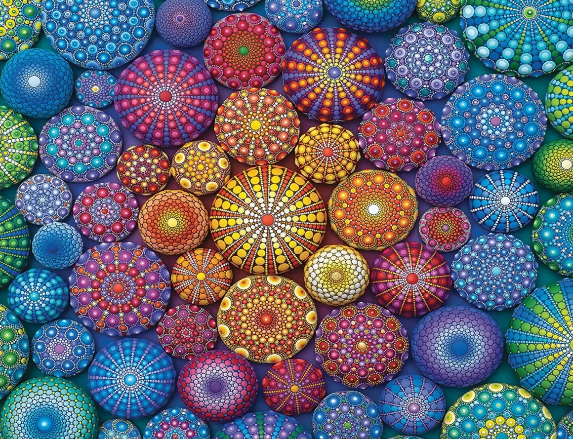 Ravensburger – Radiating Rainbow Mandalas 2000 Piece Puzzle