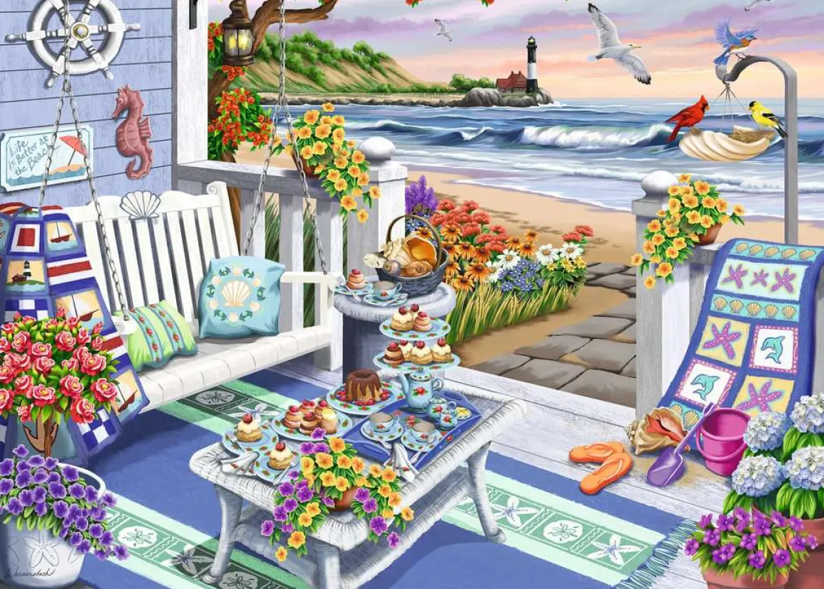 Ravensburger – Seaside Sunshine 300 Large Piece Format Puzzle