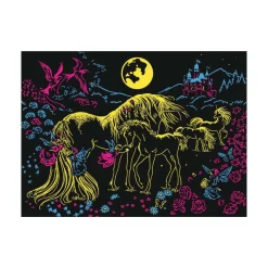 Ravensburger – Starline Glow – Unicorns in the Moonlight 100 Piece Puzzle