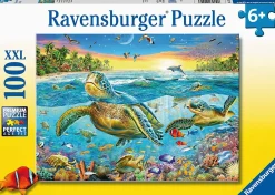 Ravensburger – Swim with Sea Turtles 100 XXL Piece Jigsaw Puzzle