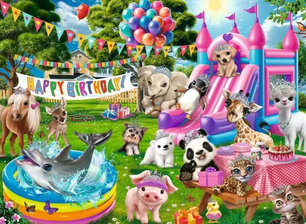 Ravensburger – Tiara Birthday Party 100 Piece Puzzle
