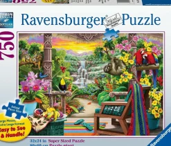 Ravensburger – Tropical Retreat 750 Large Piece Format Puzzle