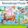 Ravensburger – Water Vehicles 3 x 49 Piece Jigsaw Puzzle