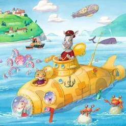 Ravensburger – Water Vehicles 3 x 49 Piece Jigsaw Puzzle