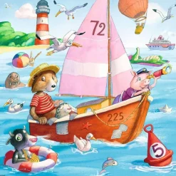 Ravensburger – Water Vehicles 3 x 49 Piece Jigsaw Puzzle