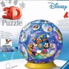 Ravensburger 3D Puzzle Ball, Disney Characters 72 Pieces