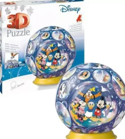 Ravensburger 3D Puzzle Ball, Disney Characters 72 Pieces