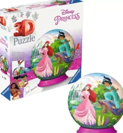 Ravensburger 3D Puzzle Ball, Disney Princess 72 Pieces