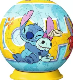 Ravensburger 3D Puzzle Ball, Disney Stitch 72 Pieces
