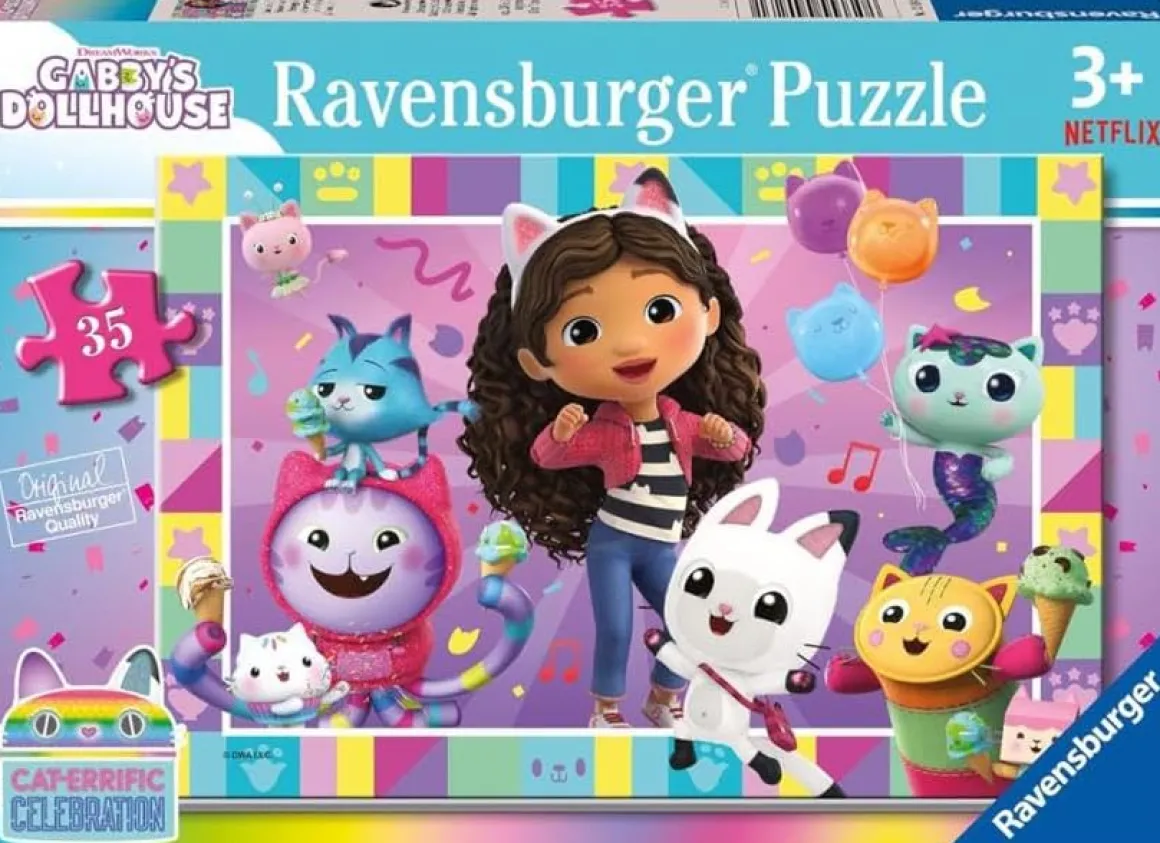 Ravensburger Gabby’s Dollhouse, Let’s Celebrate 35 Piece Puzzle