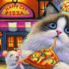 Ravensburger Happy Cat Pizza 35 Piece Puzzle