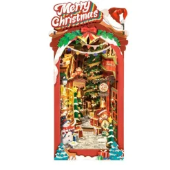 Robotime – DIY Bookends Kit – Christmas Street