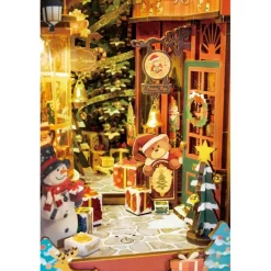 Robotime – DIY Bookends Kit – Christmas Street