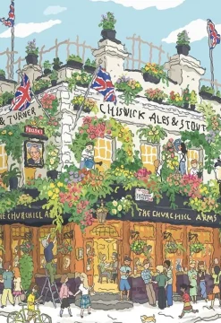 Robotime Rolife – Pub in London 1000 Piece Puzzle