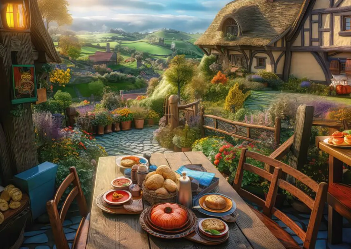 Schmidt – Breakfast with a View 1000 Piece Puzzle