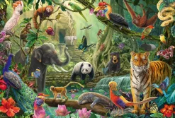 Schmidt – Colourful Jungle Wildlife 100 Piece Puzzle