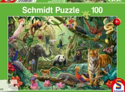 Schmidt – Colourful Jungle Wildlife 100 Piece Puzzle