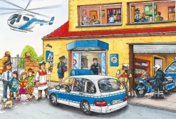 Schmidt – Police Helicopter 60 Piece Jigsaw Puzzle with Helicopter