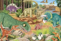 Schmidt- Dinosaur Fun 3 X 24 Piece Puzzle