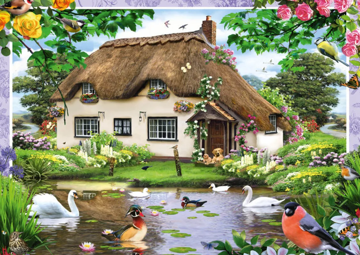 Schmidt- Romantic Country House 500 Piece Puzzle