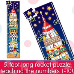 The Learning Journey – 123 Rocket Ship Floor Puzzle