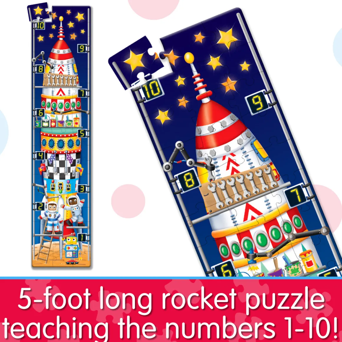 The Learning Journey – 123 Rocket Ship Floor Puzzle