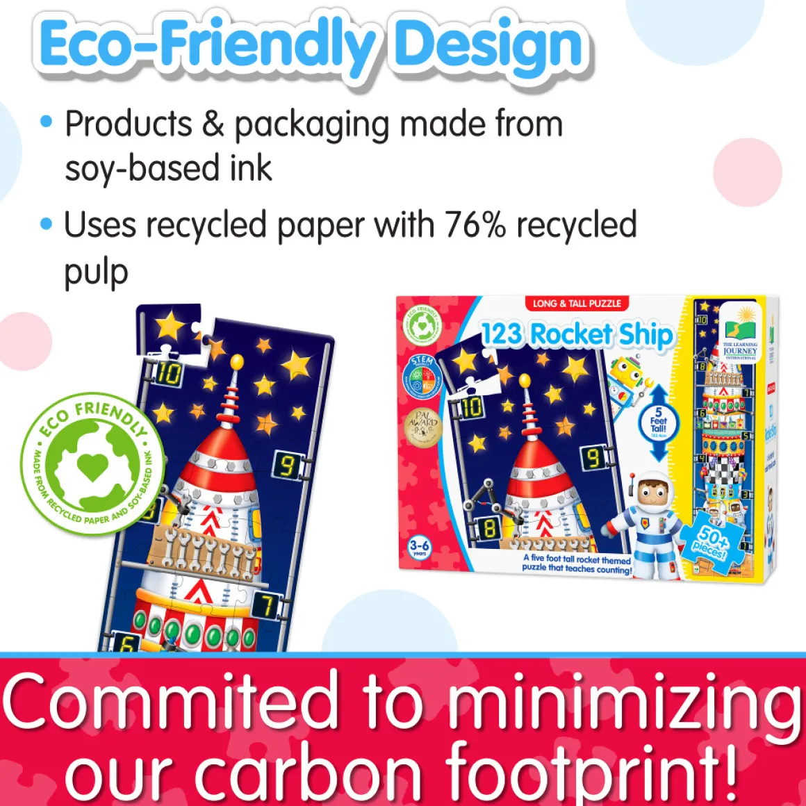The Learning Journey – 123 Rocket Ship Floor Puzzle
