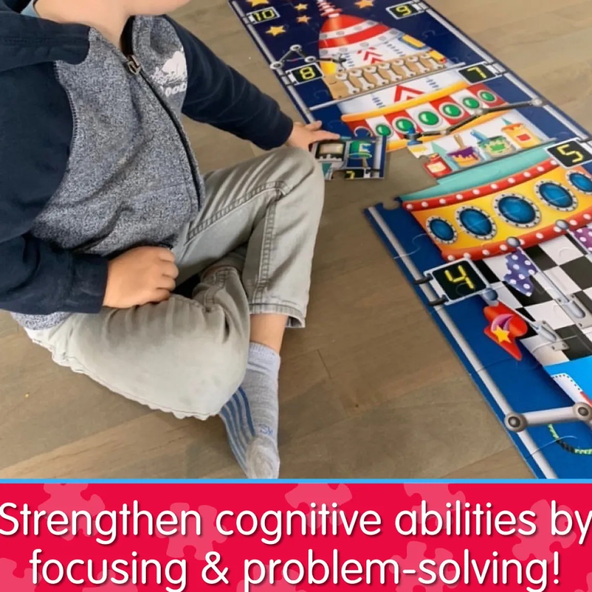 The Learning Journey – 123 Rocket Ship Floor Puzzle