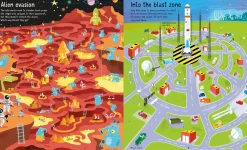 Usborne – Space Maze Book and 200 Piece Jigsaw Puzzle Set