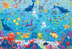 Usborne – Under the Sea Maze Book and 200 Piece Jigsaw Puzzle Set