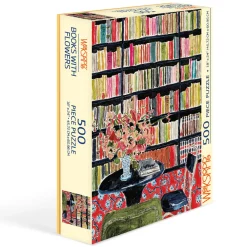 Werkshoppe –  Book with Flowers 500 Piece Puzzle