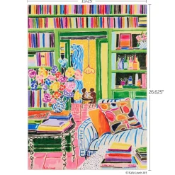 WerkShoppe – Books & Bouquet 1000 Piece Puzzle
