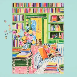 WerkShoppe – Books & Bouquet 1000 Piece Puzzle
