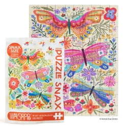 Werkshoppe Snax – Butterfly Floral 100 Piece Puzzle