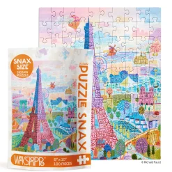 Werkshoppe Snax – Paris 100 Piece Puzzle